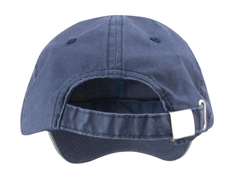 Result Caps Fine Cotton Twill Cap, Navy/Putty, One Size bedrucken, Art.-Nr. 354342630