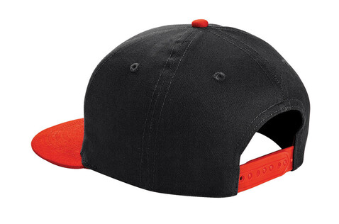 Beechfield Youth Size Snapback, Black/Black, One Size bedrucken, Art.-Nr. 356691520