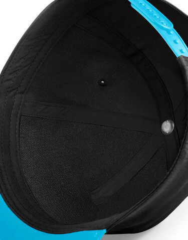 Beechfield Youth Size Snapback, Black/Black, One Size bedrucken, Art.-Nr. 356691520