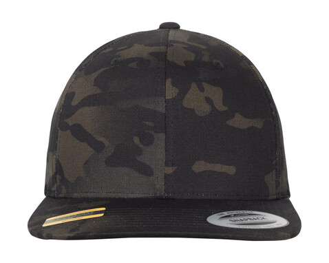 Flexfit Classic Snapback Multicam®, Multicam Black, One Size bedrucken, Art.-Nr. 357681110