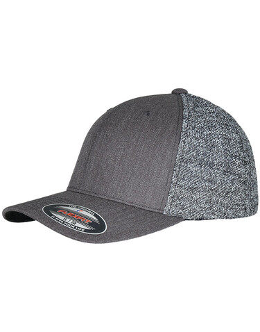 Flexfit Flexfit Trucker Melange Mesh, Black/Grey Melange, L/XL bedrucken, Art.-Nr. 360681742