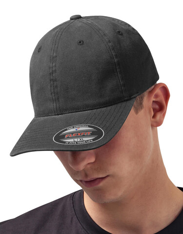 Flexfit Flexfit Garment Washed Cotton Dad Hat, Black, L/XL bedrucken, Art.-Nr. 365681012