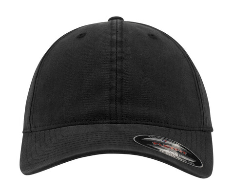 Flexfit Flexfit Garment Washed Cotton Dad Hat, Black, S/M bedrucken, Art.-Nr. 365681011