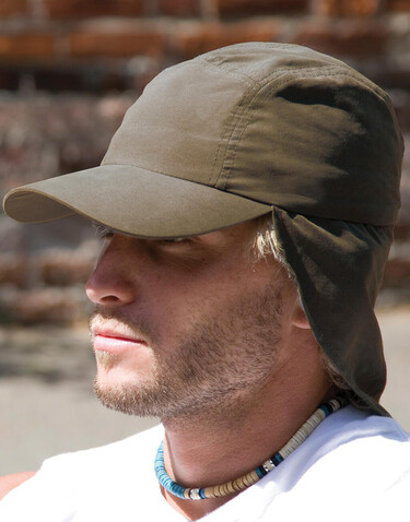 Result Caps Ulti Legionnaire Cap, Olive Mash, One Size bedrucken, Art.-Nr. 369345330