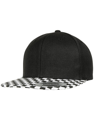 Flexfit Checkerboard Snapback, Black/White, One Size bedrucken, Art.-Nr. 369681500 Flexfit Checkerboard Snapback, Black/White, One Size bedrucken, Art.-Nr. 369681500