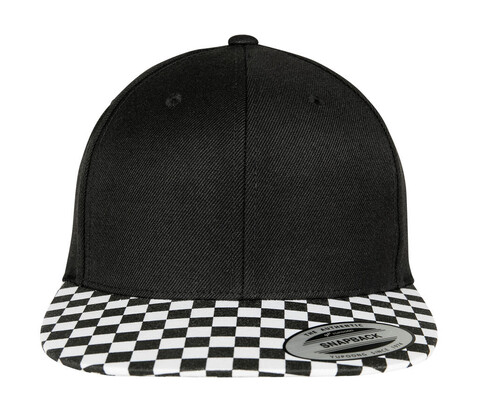 Flexfit Checkerboard Snapback, Black/White, One Size bedrucken, Art.-Nr. 369681500 Flexfit Checkerboard Snapback, Black/White, One Size bedrucken, Art.-Nr. 369681500