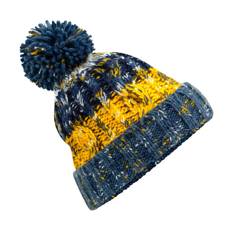 Beechfield Corkscrew Pom Pom Beanie, Morning Frost, One Size bedrucken, Art.-Nr. 369692170 Beechfield Corkscrew Pom Pom Beanie, Morning Frost, One Size bedrucken, Art.-Nr. 369692170