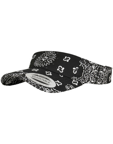Flexfit Visor Bandana Print, White, One Size bedrucken, Art.-Nr. 370680000