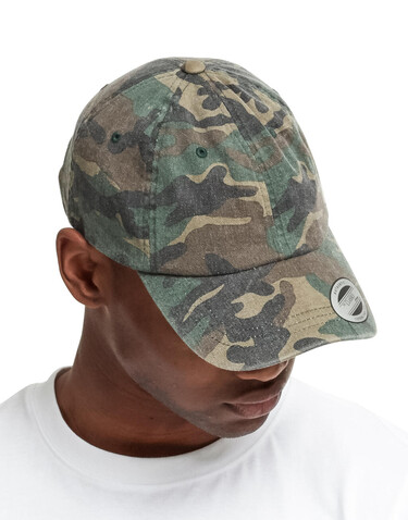 Flexfit Low Profile Camo Washed Cap, Wood Camo, One Size bedrucken, Art.-Nr. 371687080