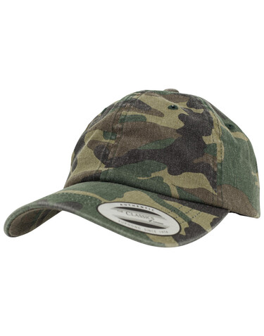Flexfit Low Profile Camo Washed Cap, Wood Camo, One Size bedrucken, Art.-Nr. 371687080