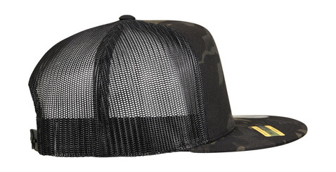 Flexfit Multicam Trucker Cap, Black, One Size bedrucken, Art.-Nr. 373681010