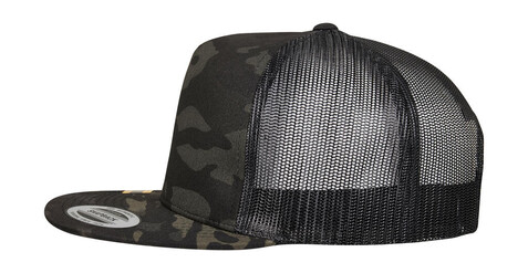 Flexfit Multicam Trucker Cap, Black, One Size bedrucken, Art.-Nr. 373681010