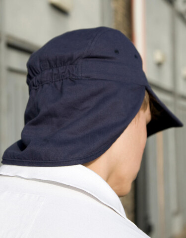 Result Caps Fold Up Legionnaire Cap, Navy, One Size bedrucken, Art.-Nr. 376342000