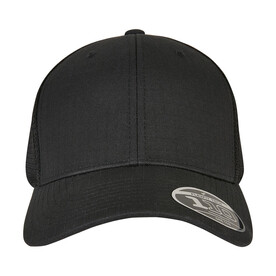 Flexfit 110 Flexfit Ripstop Mesh Cap, Black, One Size bedrucken, Art.-Nr. 377681010