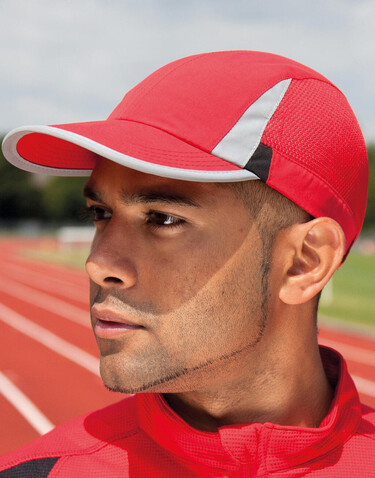 Result Caps Spiro Sport Cap, Aqua/Black, One Size bedrucken, Art.-Nr. 386343610