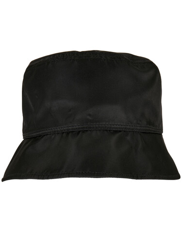 Flexfit Nylon Sherpa Bucket Hat, Black/Offwhite, One Size bedrucken, Art.-Nr. 391681490