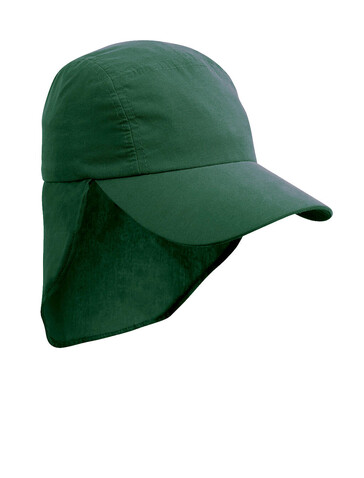Result Caps Junior Ulti Legionnaire Cap, Bottle Green, One Size bedrucken, Art.-Nr. 392345400