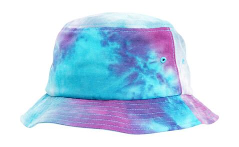 Flexfit Festival Print Bucket Hat, Purple Turquoise, One Size bedrucken, Art.-Nr. 396683480