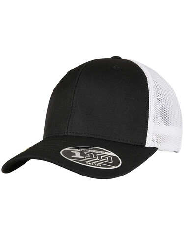 Flexfit 110 Recycled Cap 2-Tone, Black/White, One Size bedrucken, Art.-Nr. 397681500