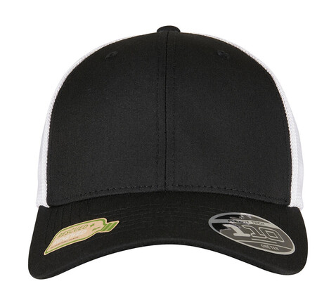 Flexfit 110 Recycled Cap 2-Tone, Black/White, One Size bedrucken, Art.-Nr. 397681500