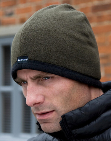 Result Performance Micro Reversible Bob Hat, Olive/Black, S bedrucken, Art.-Nr. 399335583