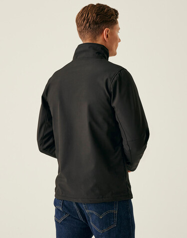 Regatta Arcola 3 Layer Softshell, Black/Seal Grey, L bedrucken, Art.-Nr. 400171515