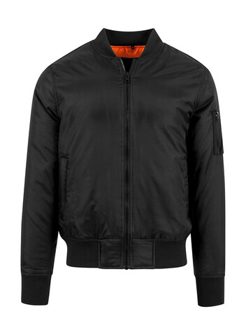 Build Your Brand Bomber Jacket, Black, XS bedrucken, Art.-Nr. 402391010