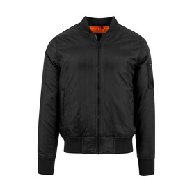 Build Your Brand Bomber Jacket, Black, XS bedrucken, Art.-Nr. 402391010