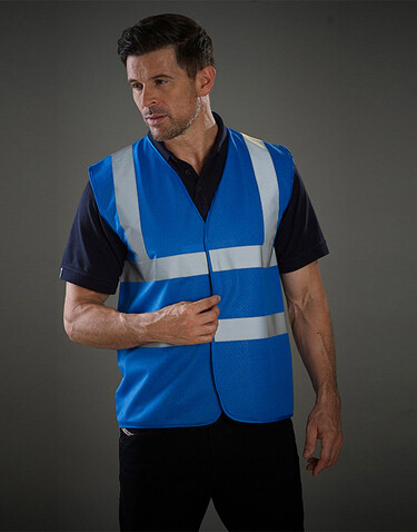 Yoko Fluo 2 Band+Brace Waistcoat, Red, 2XL bedrucken, Art.-Nr. 402774007 Yoko Fluo 2 Band+Brace Waistcoat, Red, 2XL bedrucken, Art.-Nr. 402774007