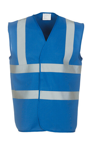 Yoko Fluo 2 Band+Brace Waistcoat, Royal Blue, 3XL bedrucken, Art.-Nr. 402773008