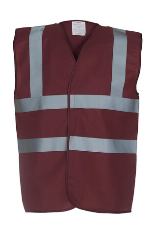 Yoko Fluo 2 Band+Brace Waistcoat, Maroon, L bedrucken, Art.-Nr. 402774455 Yoko Fluo 2 Band+Brace Waistcoat, Maroon, L bedrucken, Art.-Nr. 402774455