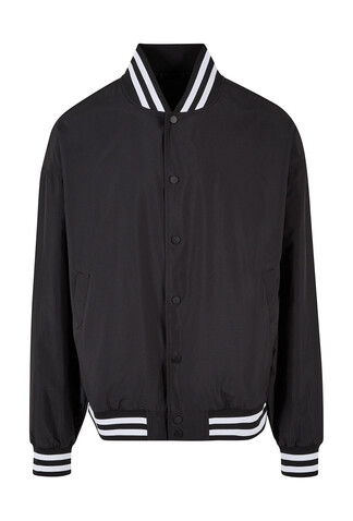 Build Your Brand Light College Jacket, Black, 3XL bedrucken, Art.-Nr. 403391016