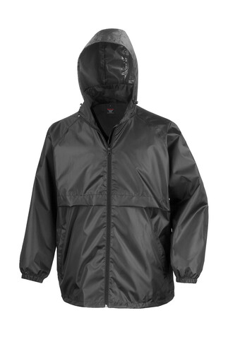 Result Core Adult Windcheater, Black, XL bedrucken, Art.-Nr. 404331016