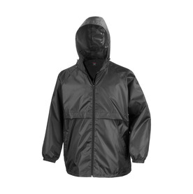 Result Core Adult Windcheater, Black, S bedrucken, Art.-Nr. 404331013