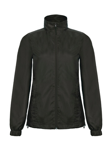 B &amp; C ID.601/women Midseason Windbreaker, Black, 2XL bedrucken, Art.-Nr. 406421017