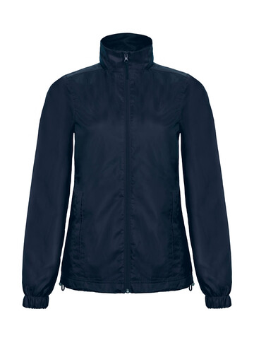 B &amp; C ID.601/women Midseason Windbreaker, Navy, M bedrucken, Art.-Nr. 406422004