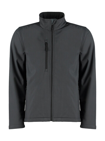Kustom Kit Regular Fit Soft Shell Jacket, Black, 2XL bedrucken, Art.-Nr. 407111017
