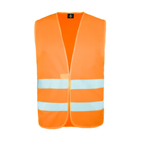 Korntex Basic Car Safety Vest Stuttgart, Orange, XL bedrucken, Art.-Nr. 409134106