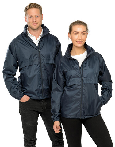Result Lightweight Jacket, Black, M bedrucken, Art.-Nr. 409331014