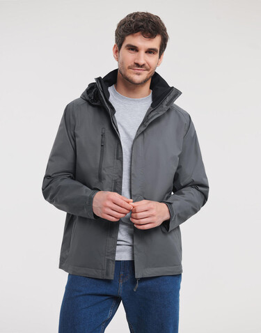 Russell Europe HydraPlus 2000 Jacket, Black, 4XL bedrucken, Art.-Nr. 410001019