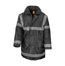 Result Management Coat, Black, S bedrucken, Art.-Nr. 410331013