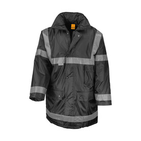 Result Management Coat, Black, S bedrucken, Art.-Nr. 410331013