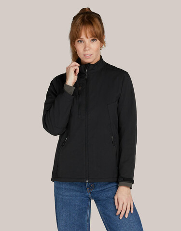 SG Signature Tagless Softshell Jacket Women, Black, XS bedrucken, Art.-Nr. 410521012