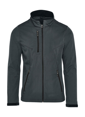 SG Signature Tagless Softshell Jacket Men, Charcoal, 3XL bedrucken, Art.-Nr. 411521307