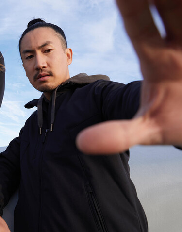 SG Signature Tagless Softshell Jacket Men, Black, S bedrucken, Art.-Nr. 411521012