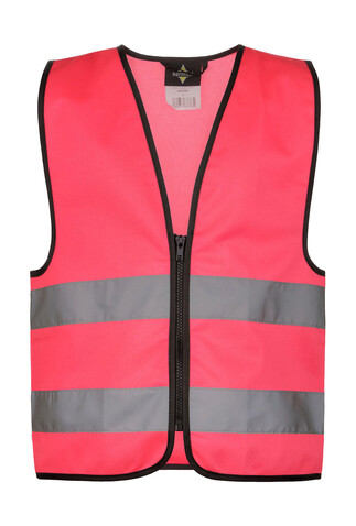 Korntex Signal Zipper Vest for Kids Aalborg, Neon Pink, 2XS bedrucken, Art.-Nr. 412134231 Korntex Signal Zipper Vest for Kids Aalborg, Neon Pink, 2XS bedrucken, Art.-Nr. 412134231