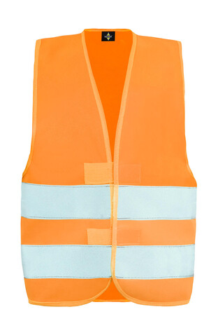 Korntex Safety Vest for Kids Aarhus, Orange, 2XS bedrucken, Art.-Nr. 414134101