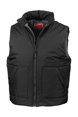 Result Fleece Lined Bodywarmer, Black, L bedrucken, Art.-Nr. 414331015