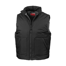 Result Fleece Lined Bodywarmer, Black, S bedrucken, Art.-Nr. 414331013 Result Fleece Lined Bodywarmer, Black, S bedrucken, Art.-Nr. 414331013