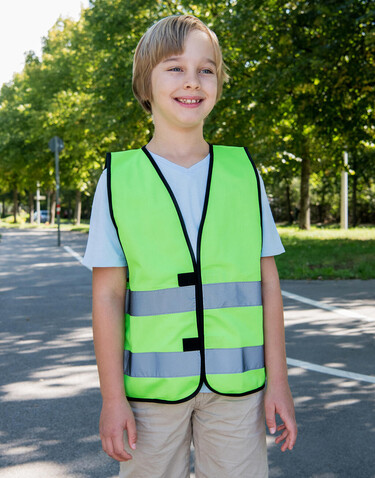 Korntex Signal Vest for Kids Aarhus, Neon Pink, 2XS bedrucken, Art.-Nr. 415134231 Korntex Signal Vest for Kids Aarhus, Neon Pink, 2XS bedrucken, Art.-Nr. 415134231
